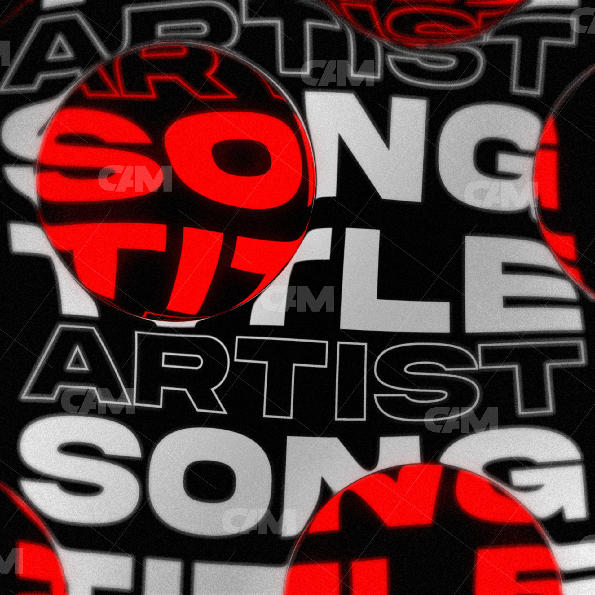 Blurry Distorted Typography