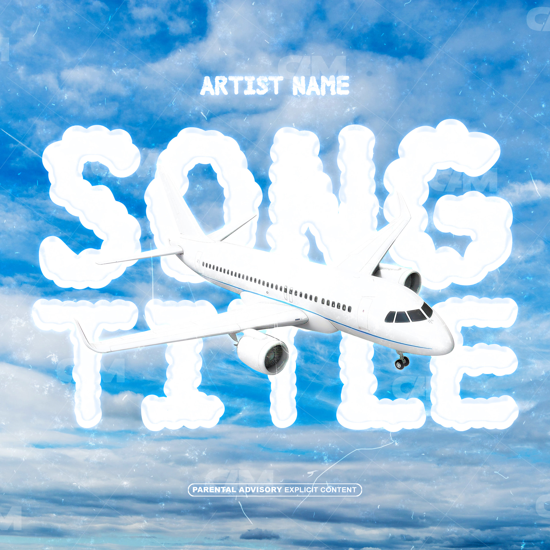 Plane On Clouds